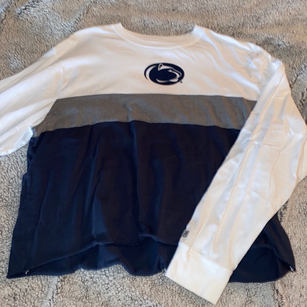 Cropped Penn State Long Sleeve